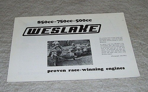 850cc 750cc 500cc weslake - 750cc,