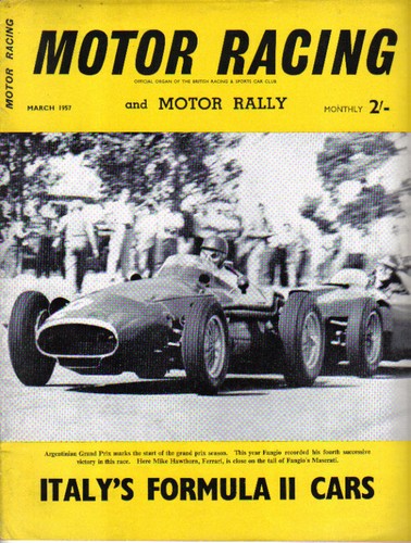 Motor racing 1957 - 03/1957,