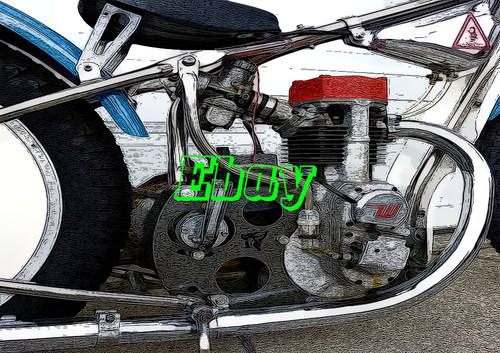 Speedway weslake engine retro - speedway,