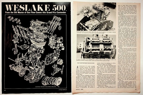 Weslake 500 grand prix engine - prix,