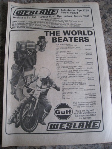 Weslake the world beaters - beaters, gulf