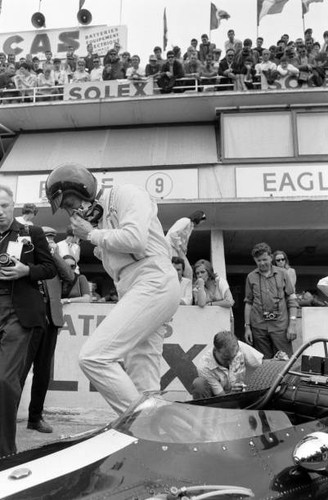 Dan gurney climbs - of, his